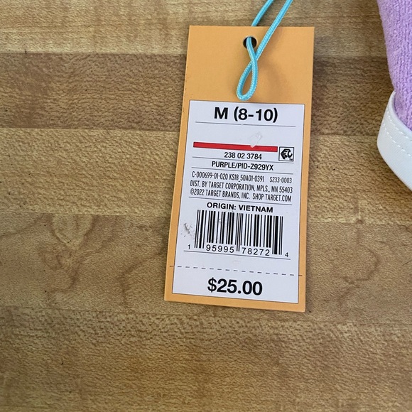 New with Tags Ladies “Kona Sol “ Swim Suit Top. Medium(8-10).Purple.Padded - Picture 8 of 8